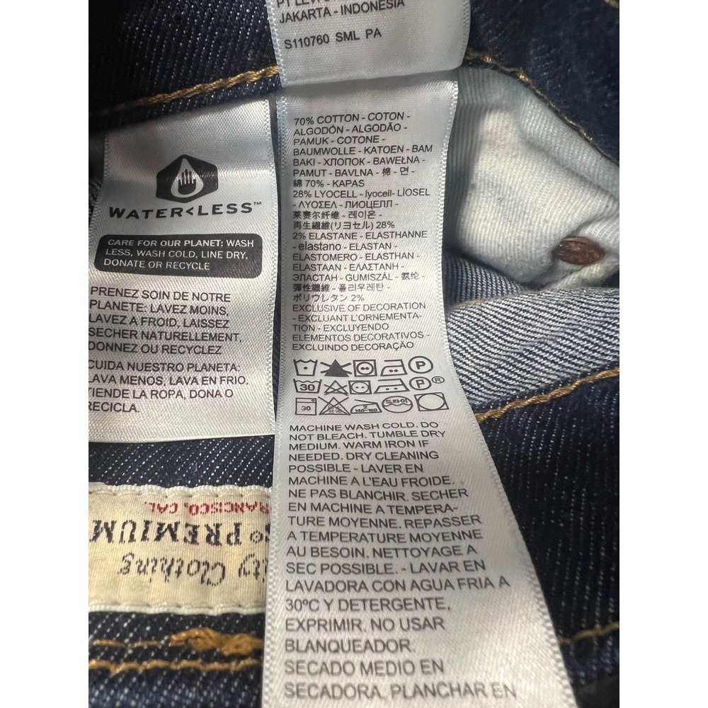 Levis Premium 541 Athletic Taper Mens Jeans 31x30 Dark Wash Indigo Blue 0451 - Picture 7 of 8